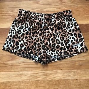Victoria secret PINK leopard print cotton shorts